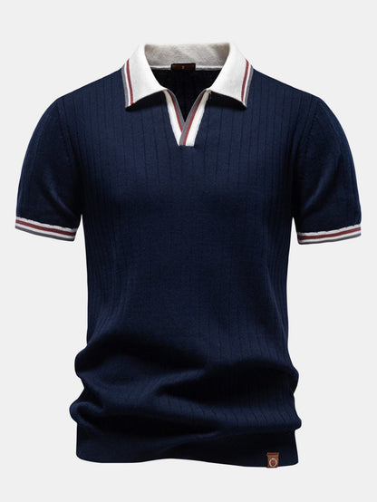 Johnny Collar Polo with Contrast Trim