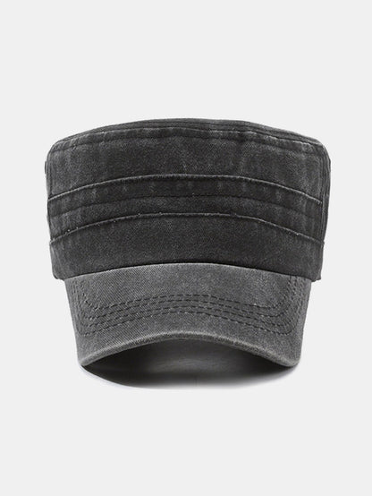 Trendy Distressed Washed Flat Cap