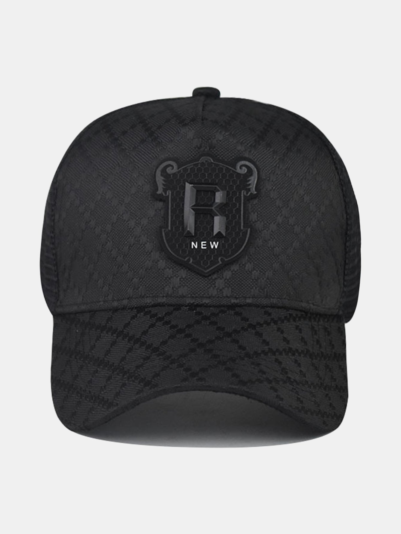 Breathable Mesh R Patch Trucker Hat