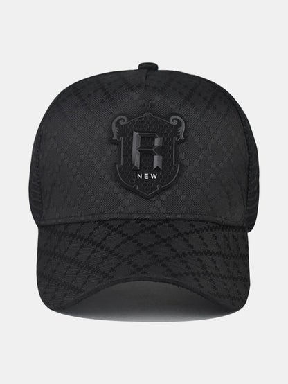 Breathable Mesh R Patch Trucker Hat