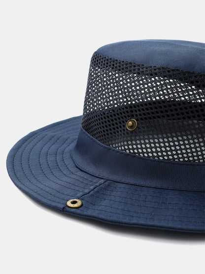 Wide-Brim Casual Hiking Hat for Ultimate Sun Protection Outdoors