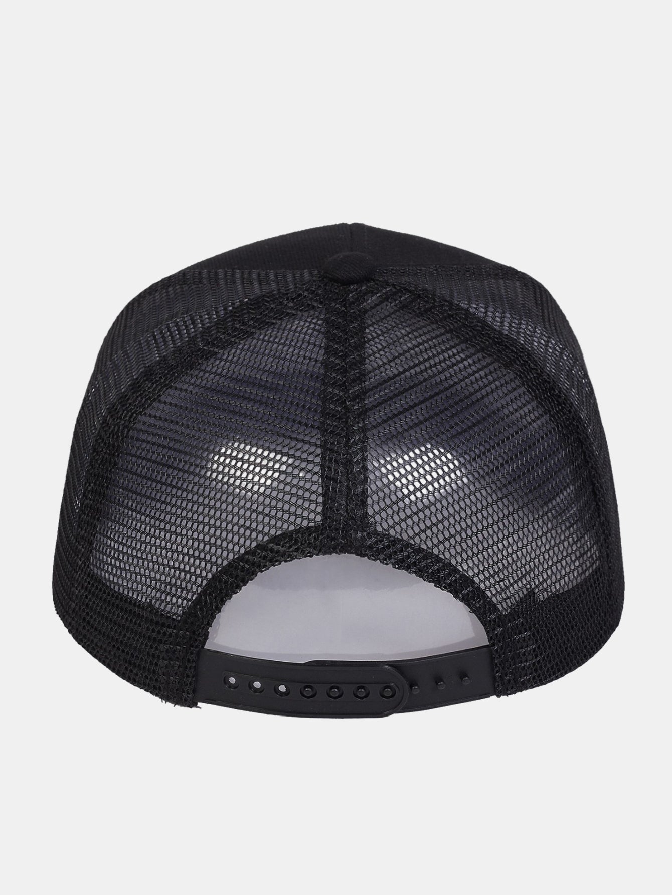 Embroidered Flat-Brim Hat with Eye of God Design