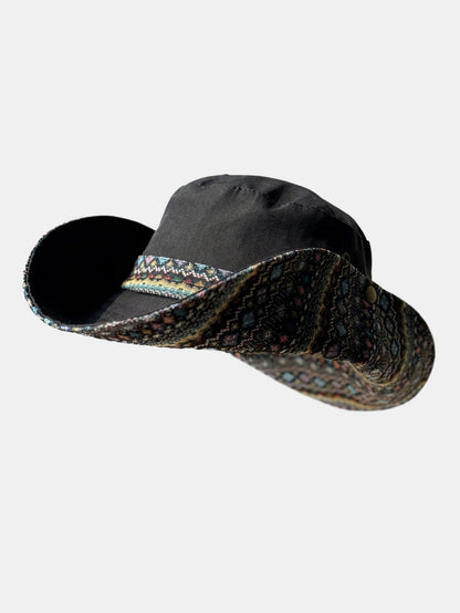 Embroidered Bohemian Sun Hat - Perfect for Music Festivals and Outdoor Adventures