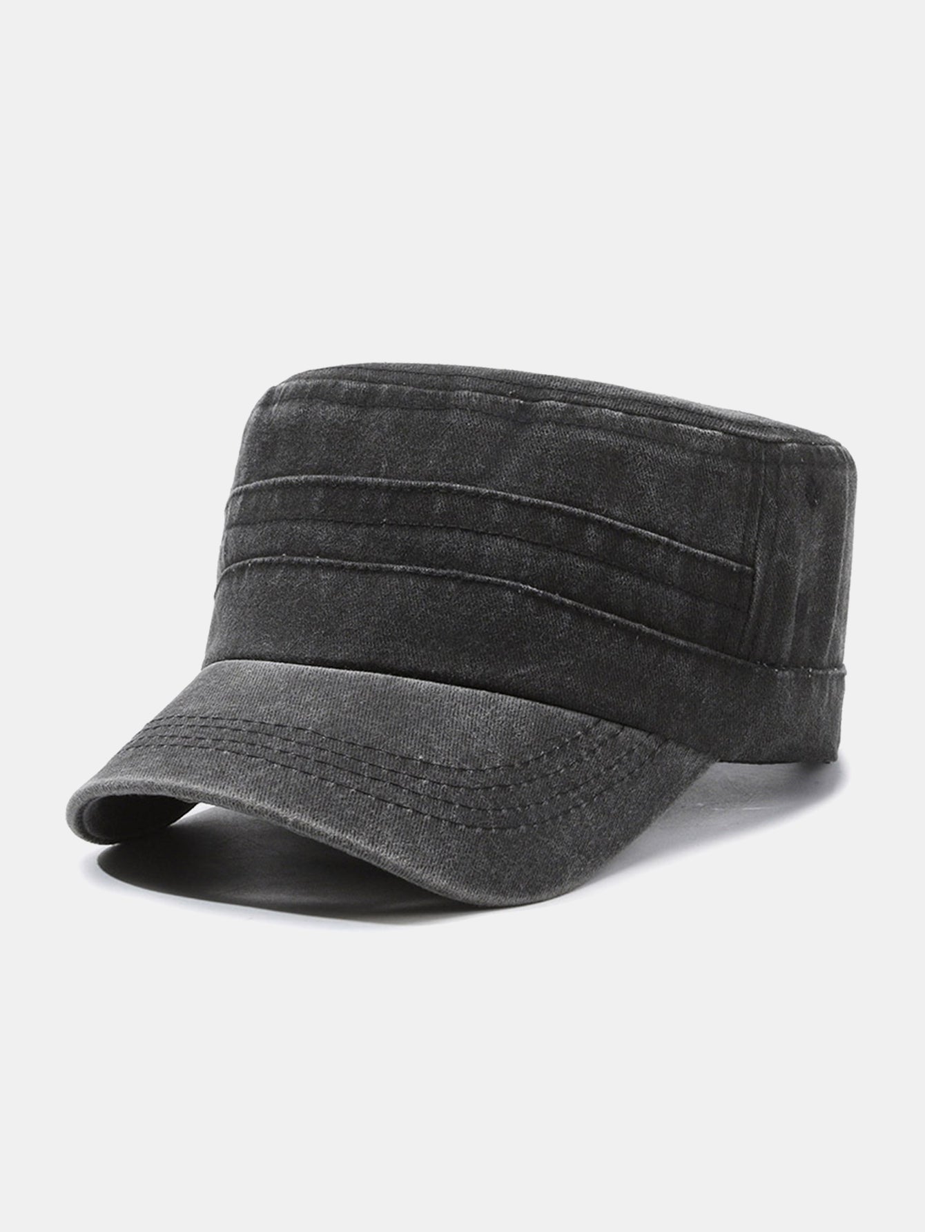 Trendy Distressed Washed Flat Cap