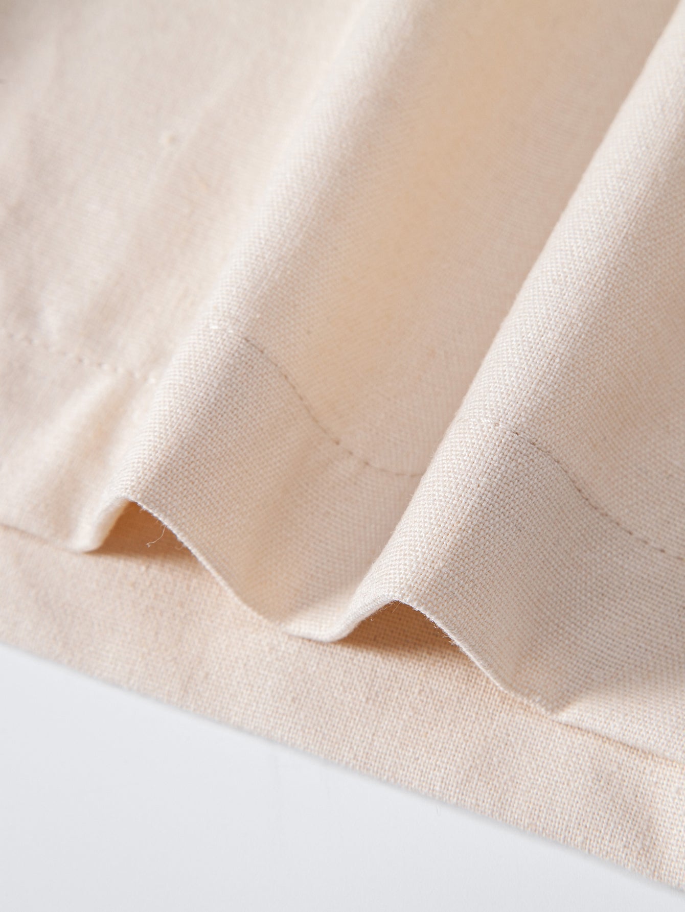 Drawstring Linen Shorts