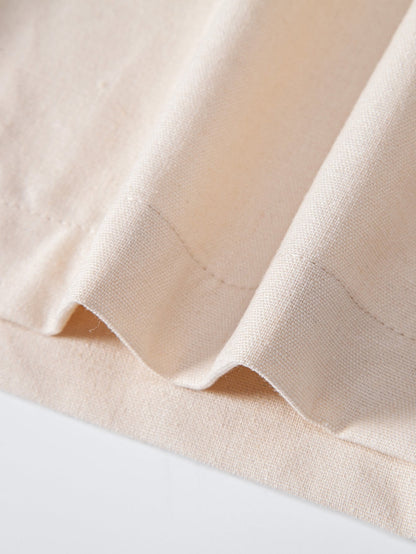 Drawstring Linen Shorts