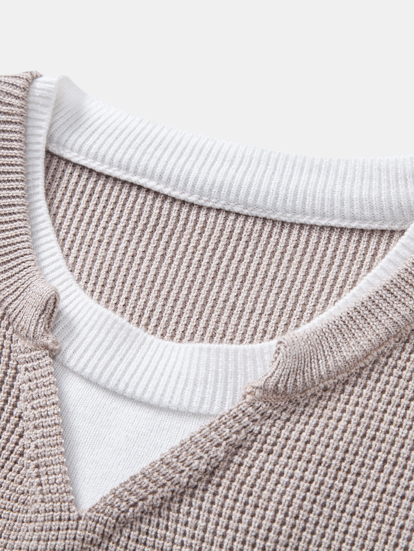 Dual-Style V-Neck Sweater