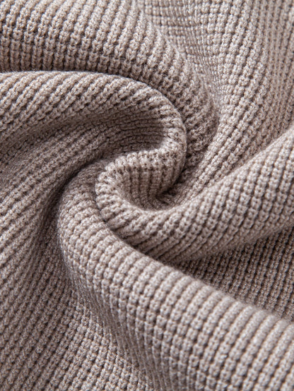 Dual-Style V-Neck Sweater