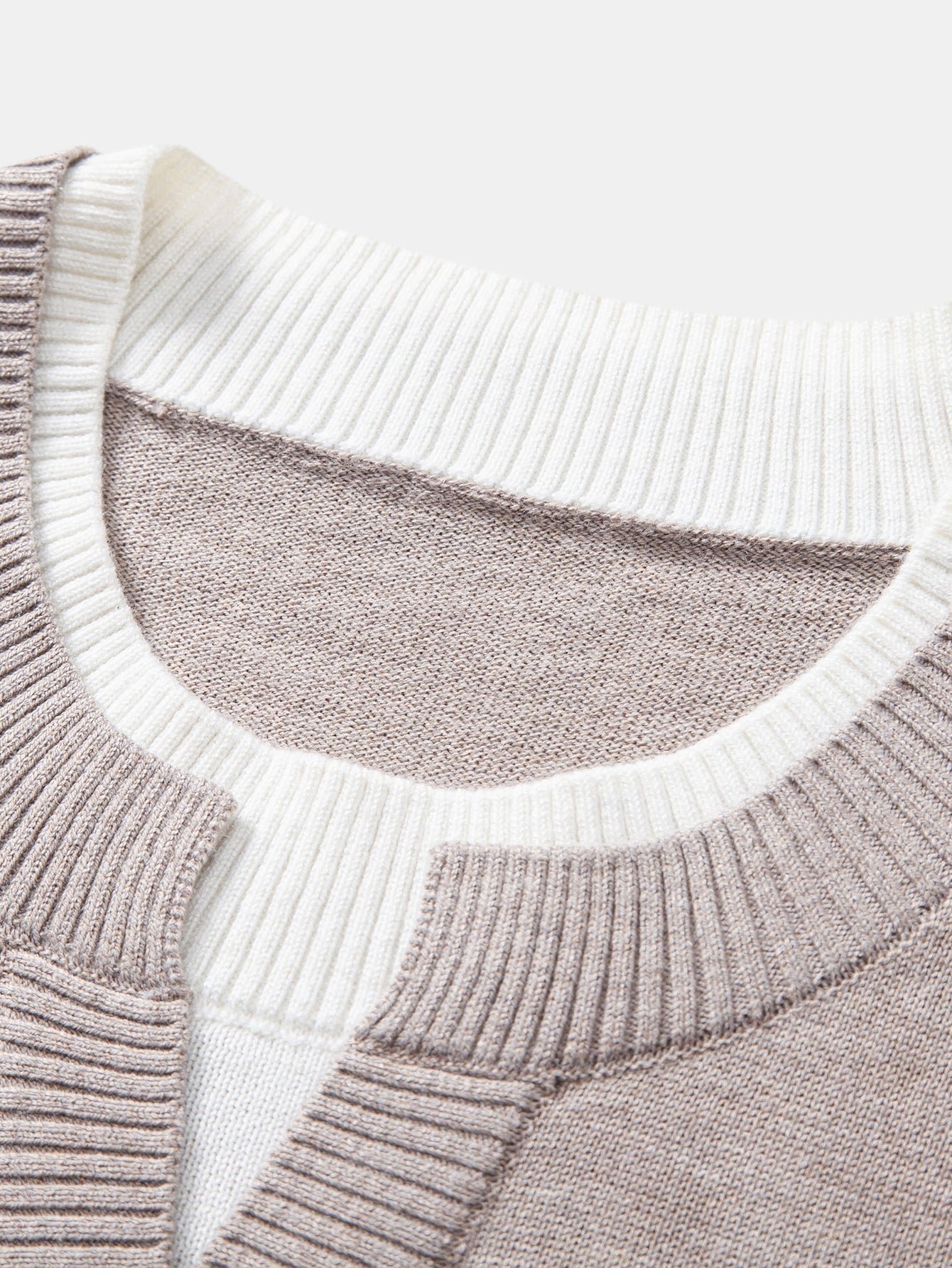 Long Sleeve Dual-Style Split Neck Sweater