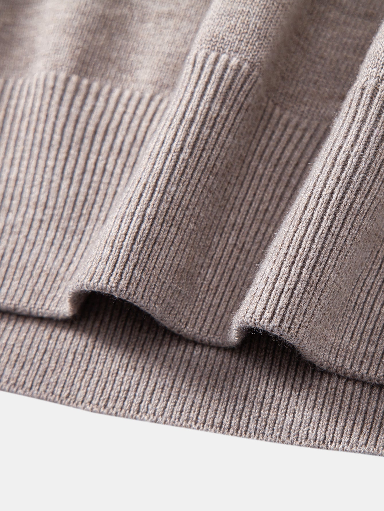 Long Sleeve Dual-Style Split Neck Sweater