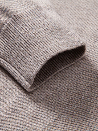 Long Sleeve Dual-Style Split Neck Sweater