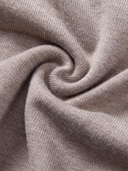 Long Sleeve Dual-Style Split Neck Sweater