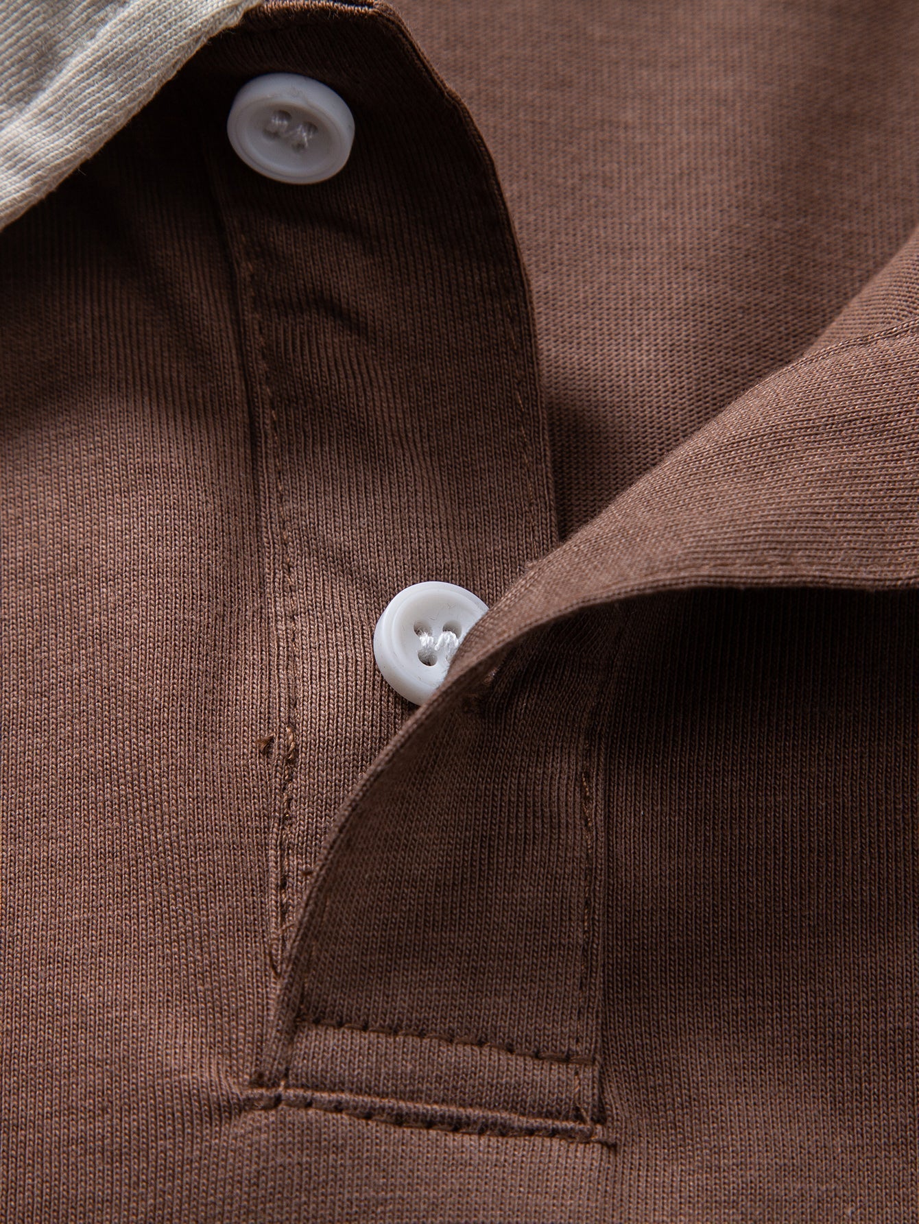 Comfortable Fit Polo Shirt with Contrast Collar