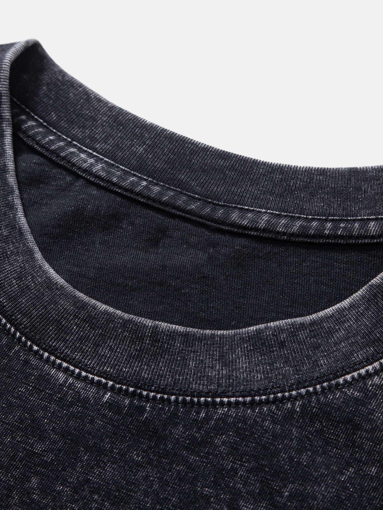Casual Oversized Distressed Drop Shoulder T-Shirt