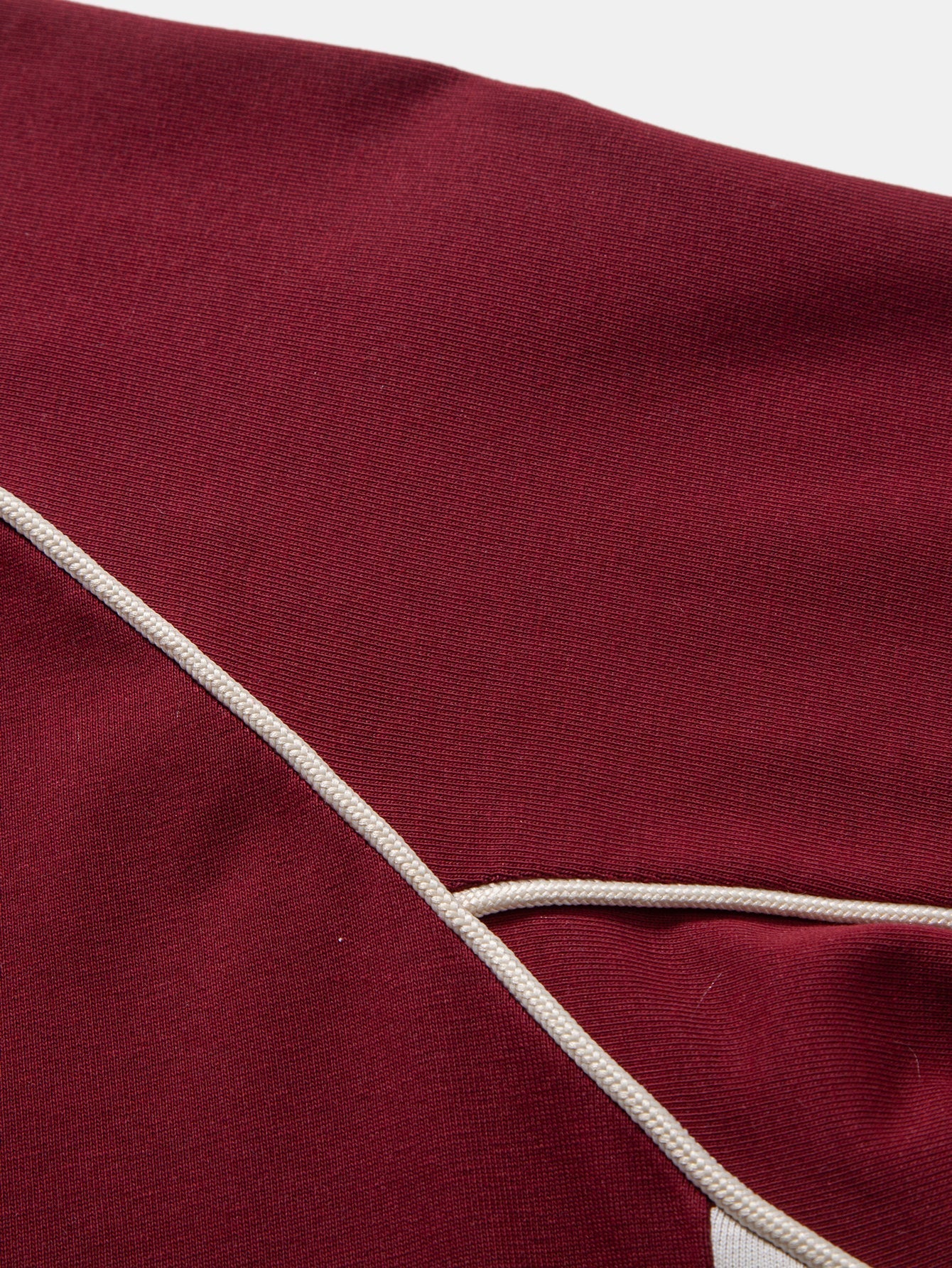 V-Neck Raglan T-Shirt with Contrast Piping