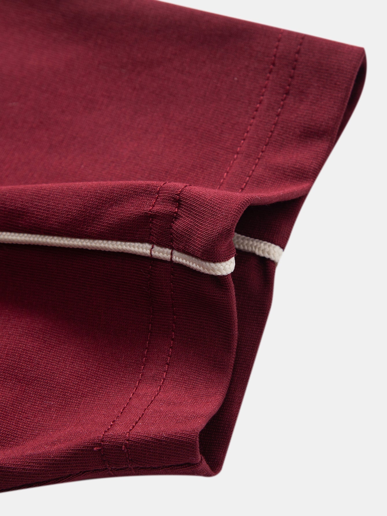 V-Neck Raglan T-Shirt with Contrast Piping