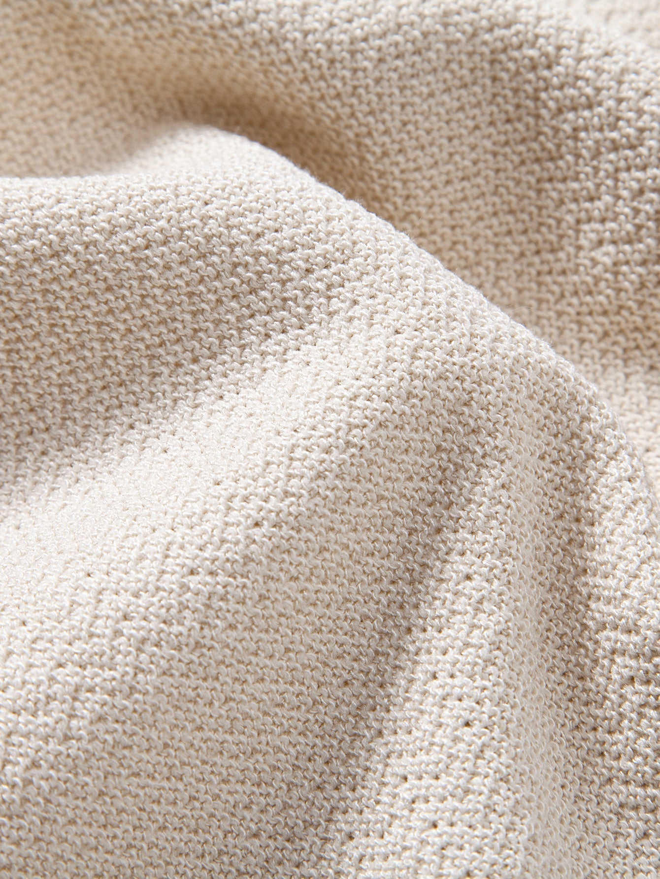 Two-Tone Zipper Knit Polo
