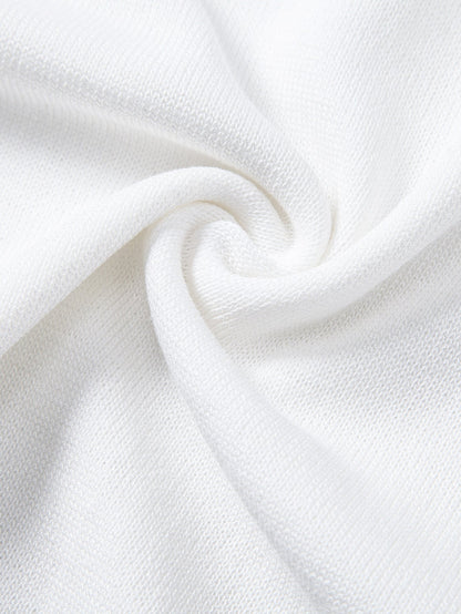 Twisted Jacquard Knit Polo with Contrast Trim