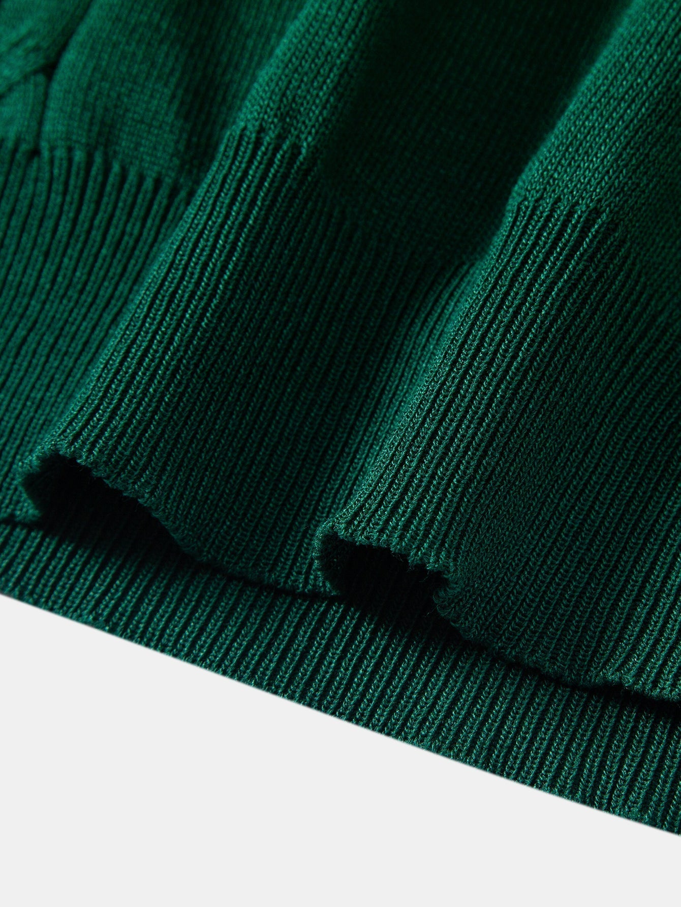 Twisted Jacquard Knit Polo with Contrast Trim