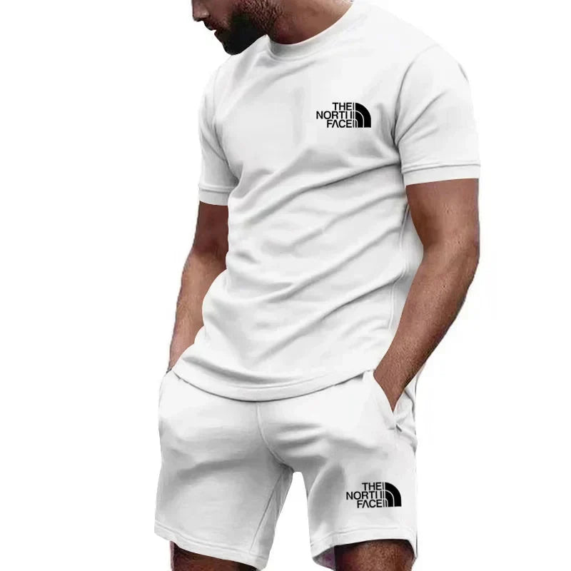Men's Deluxe Summer Tee and Shorts Combo