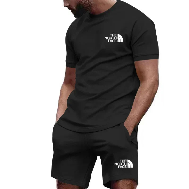 Men's Deluxe Summer Tee and Shorts Combo