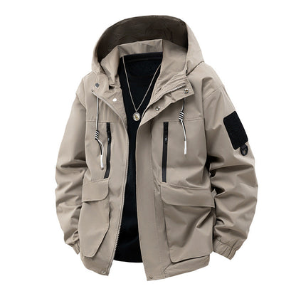 Men's Multi-Functional Water-Resistant Hooded Jacket