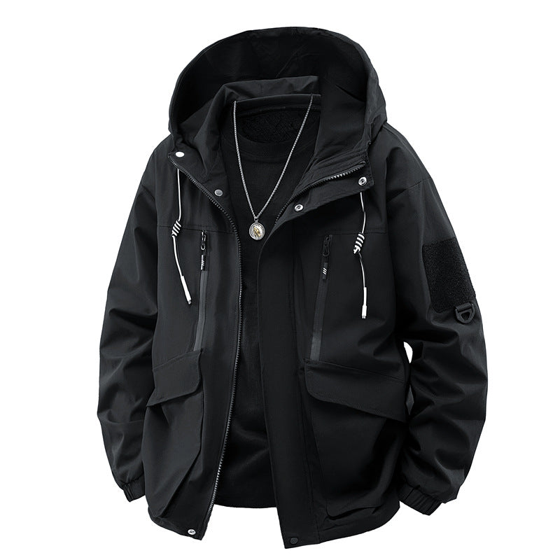 Men's Multi-Functional Water-Resistant Hooded Jacket
