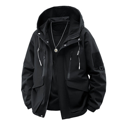 Men's Multi-Functional Water-Resistant Hooded Jacket