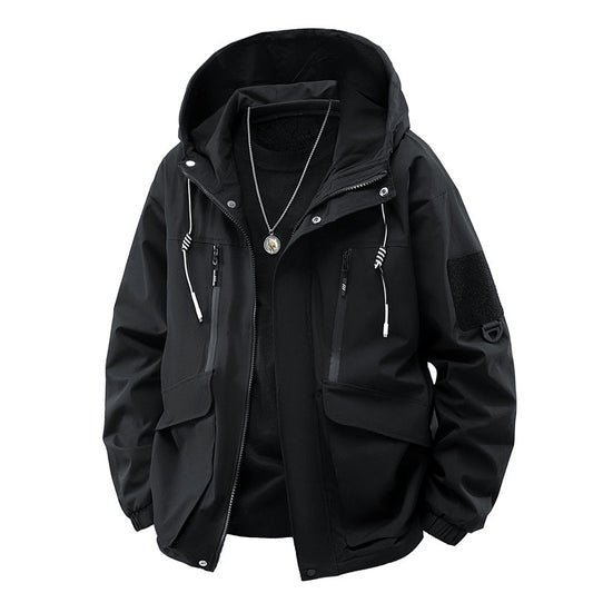 Men's Multi-Functional Water-Resistant Hooded Jacket