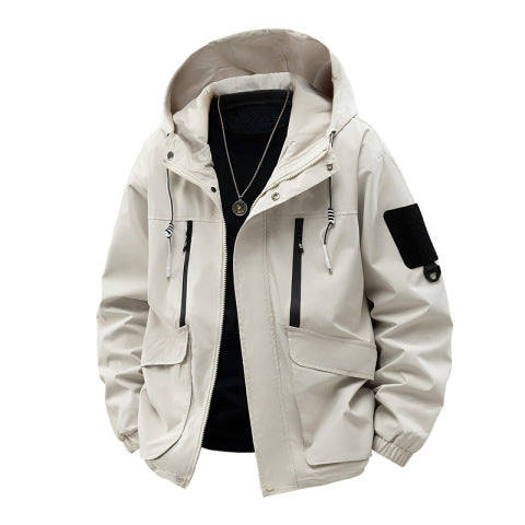Men's Multi-Functional Water-Resistant Hooded Jacket